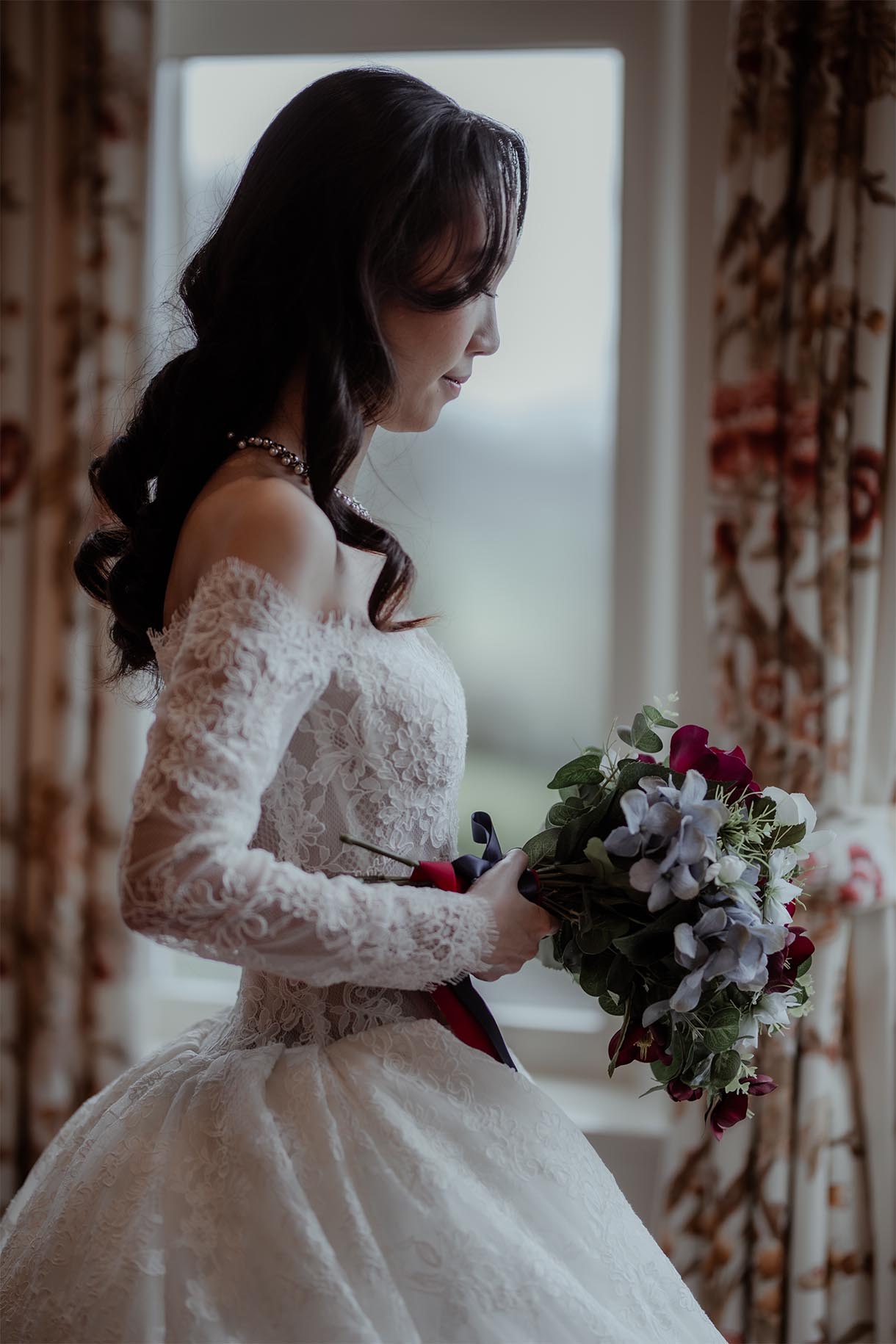 bride portrait elopement photography