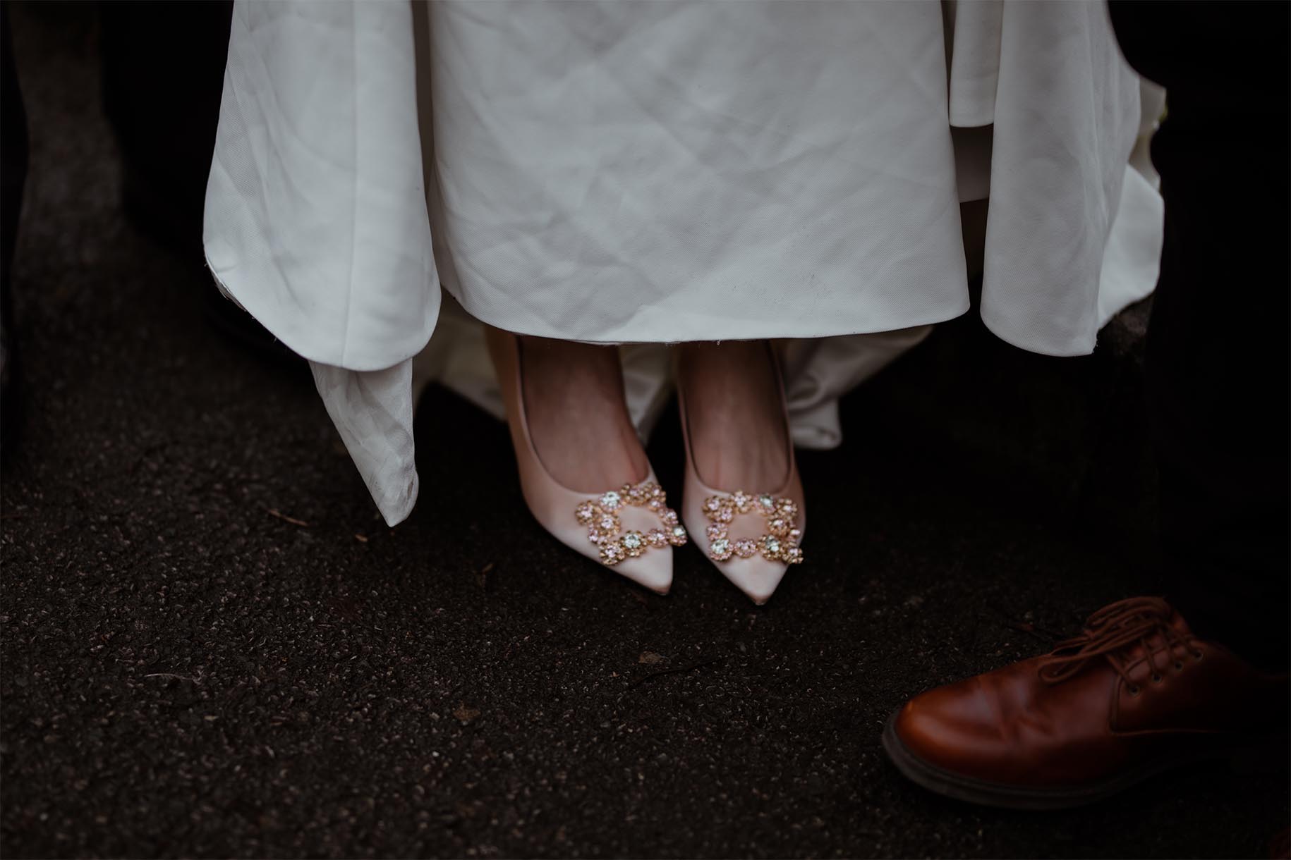 wedding shoes elopement