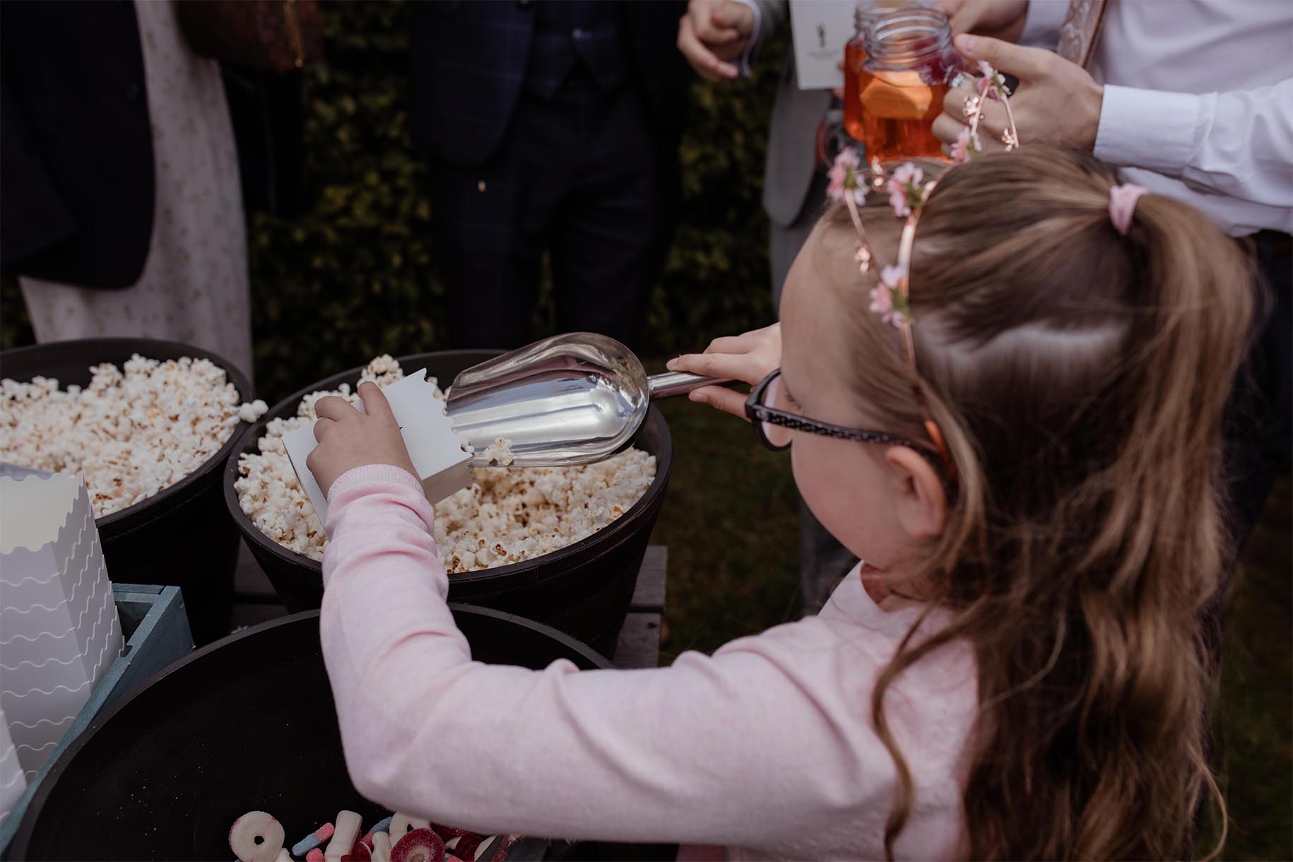 wedding guests snacks Essex kids