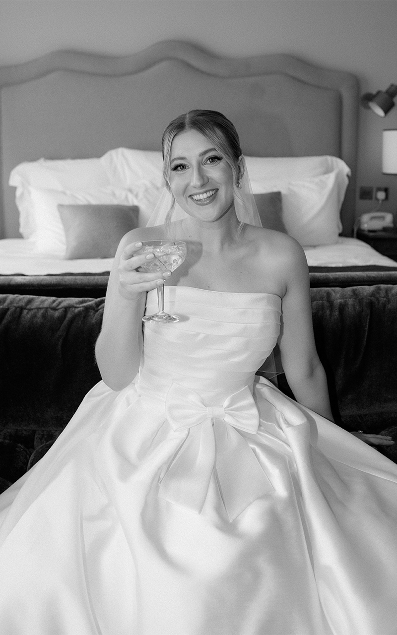 editorial London wedding bride