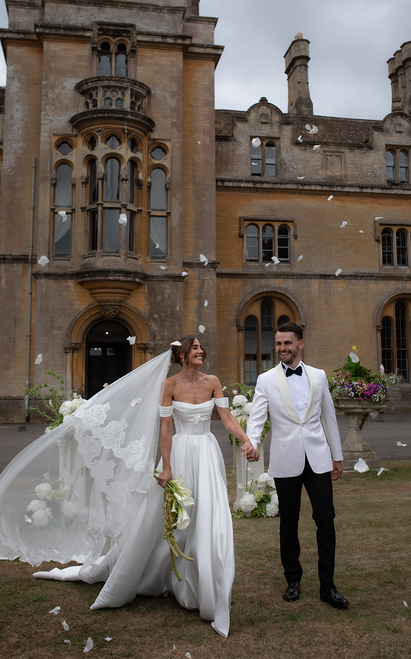 Grittleton House Wedding confetti