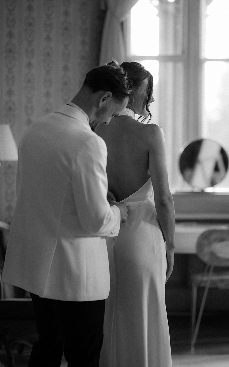 Grittleton House Wedding bride groom