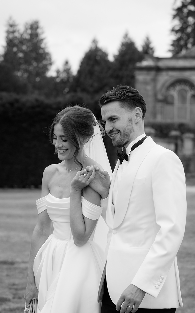 Grittleton House Wedding bride groom