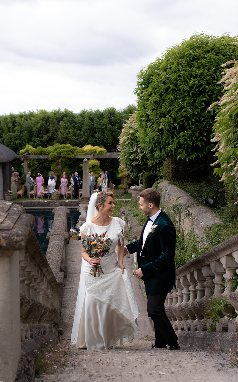 euridge manor wedding couple