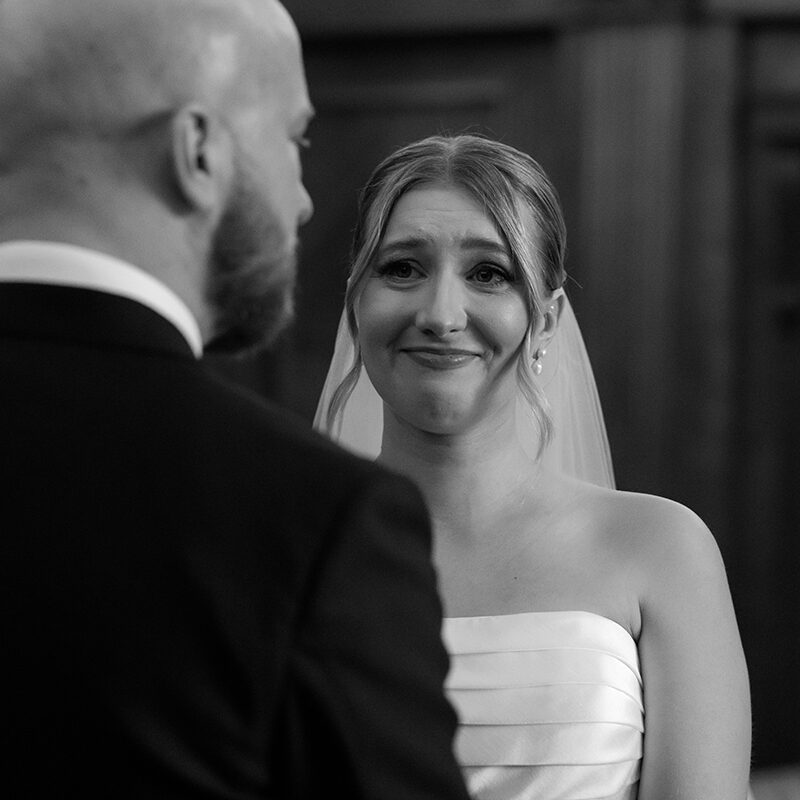 editorial London wedding cry bride