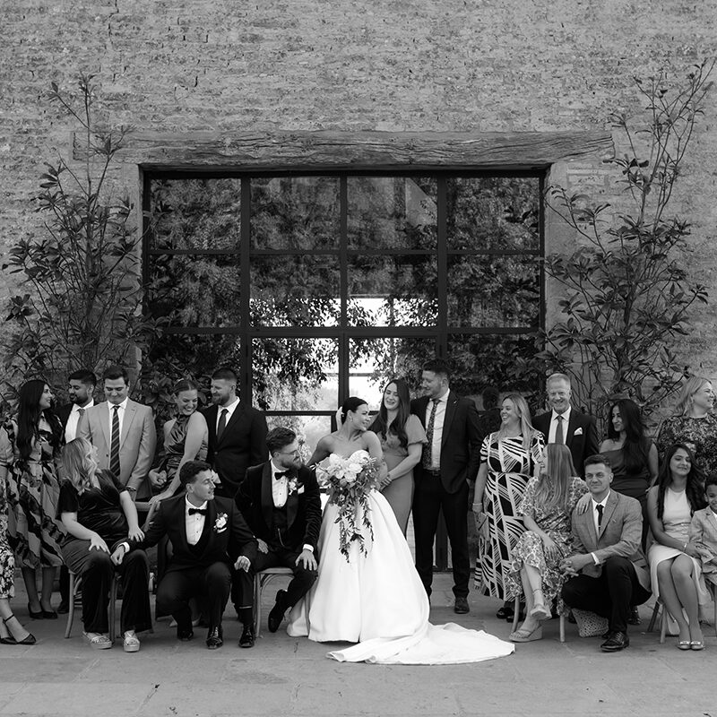 old gore wedding group photo