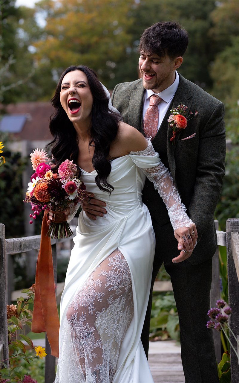 editorial wedding couple photo