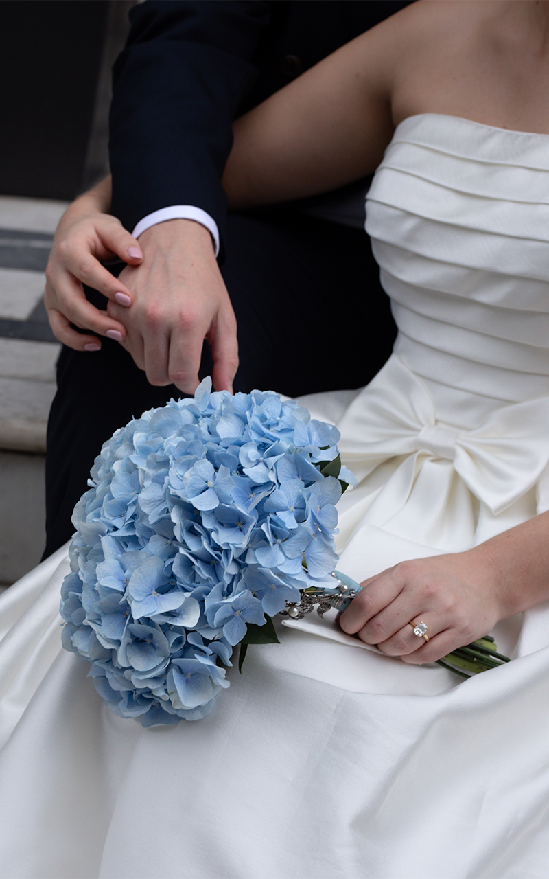 editorial London wedding flower