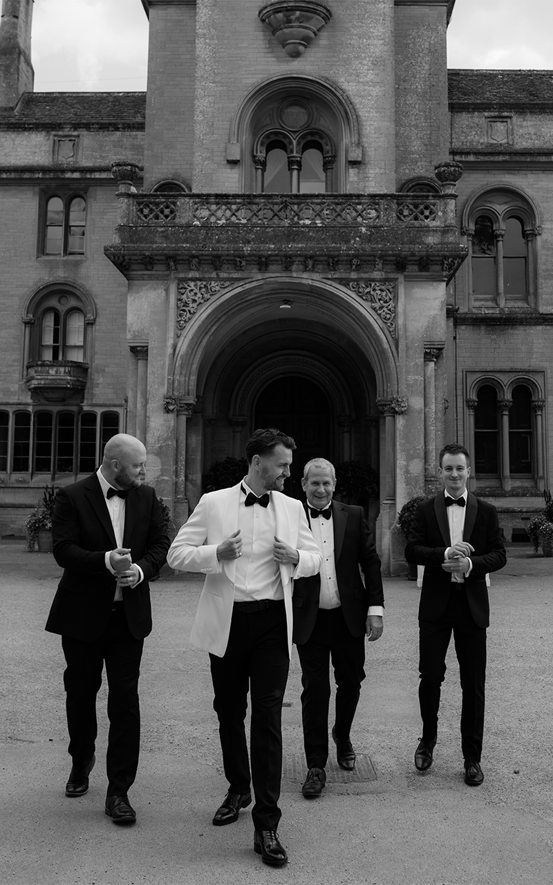 Grittleton House Wedding groomsmen