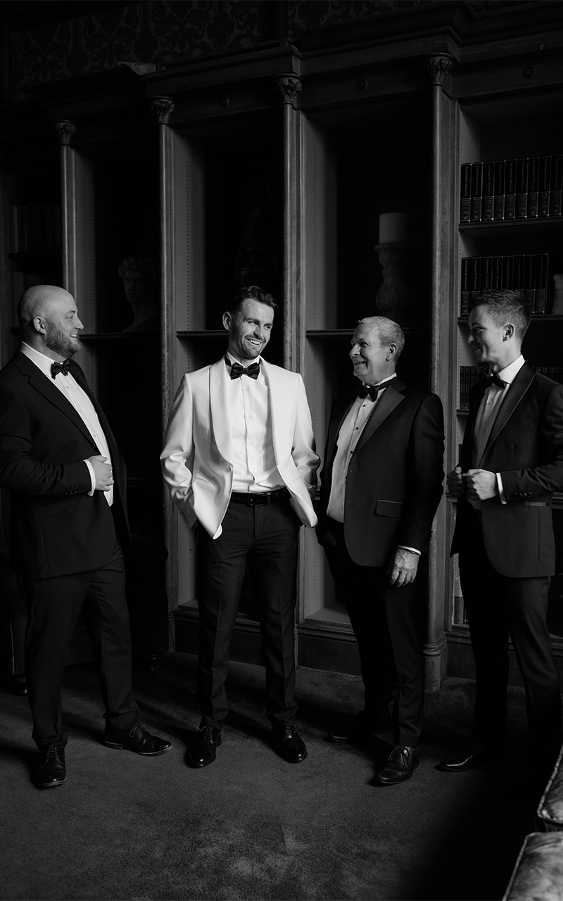 Grittleton House Wedding groomsmen