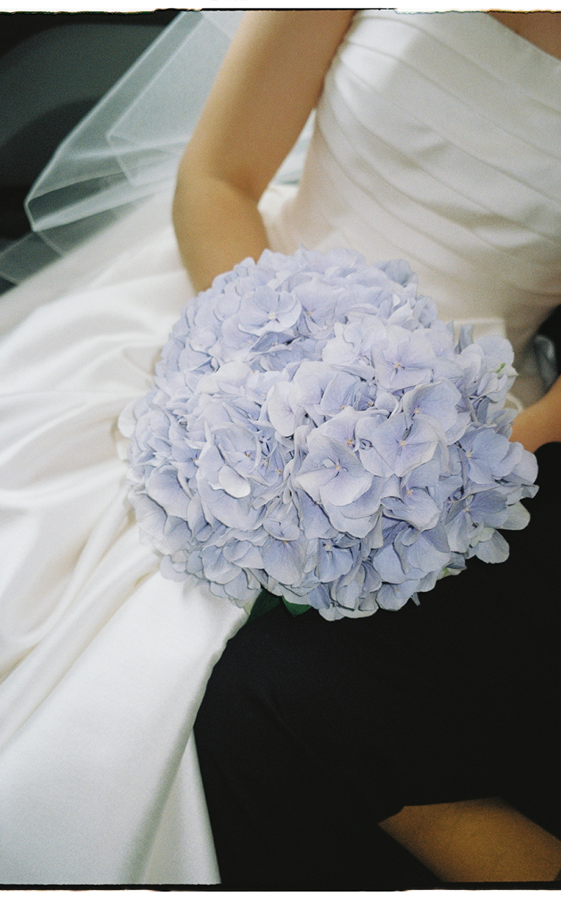 editorial London wedding film flowers