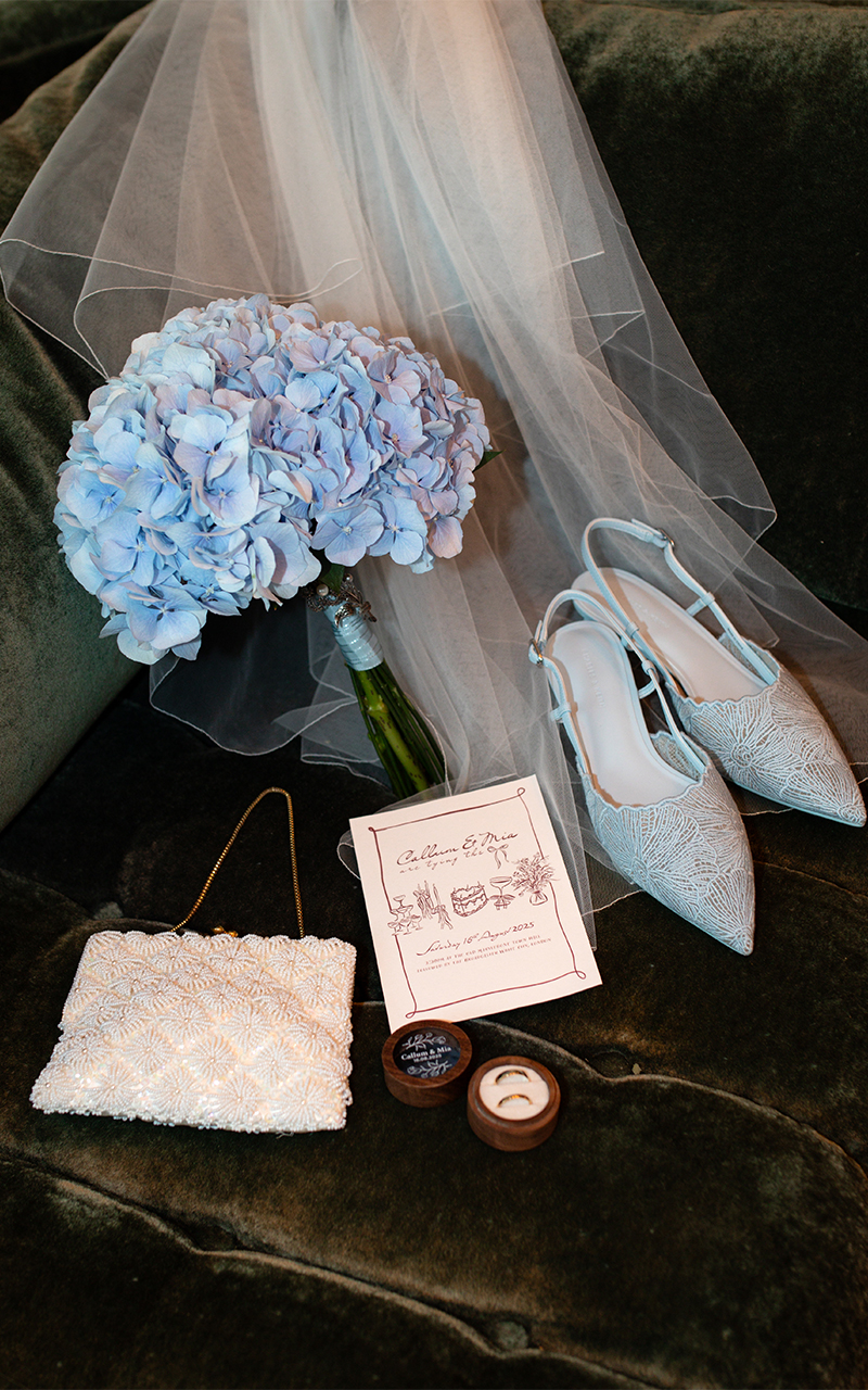 editorial London wedding details