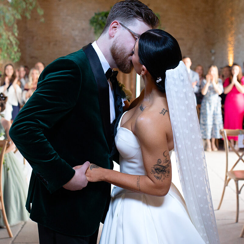 old gore wedding first kiss