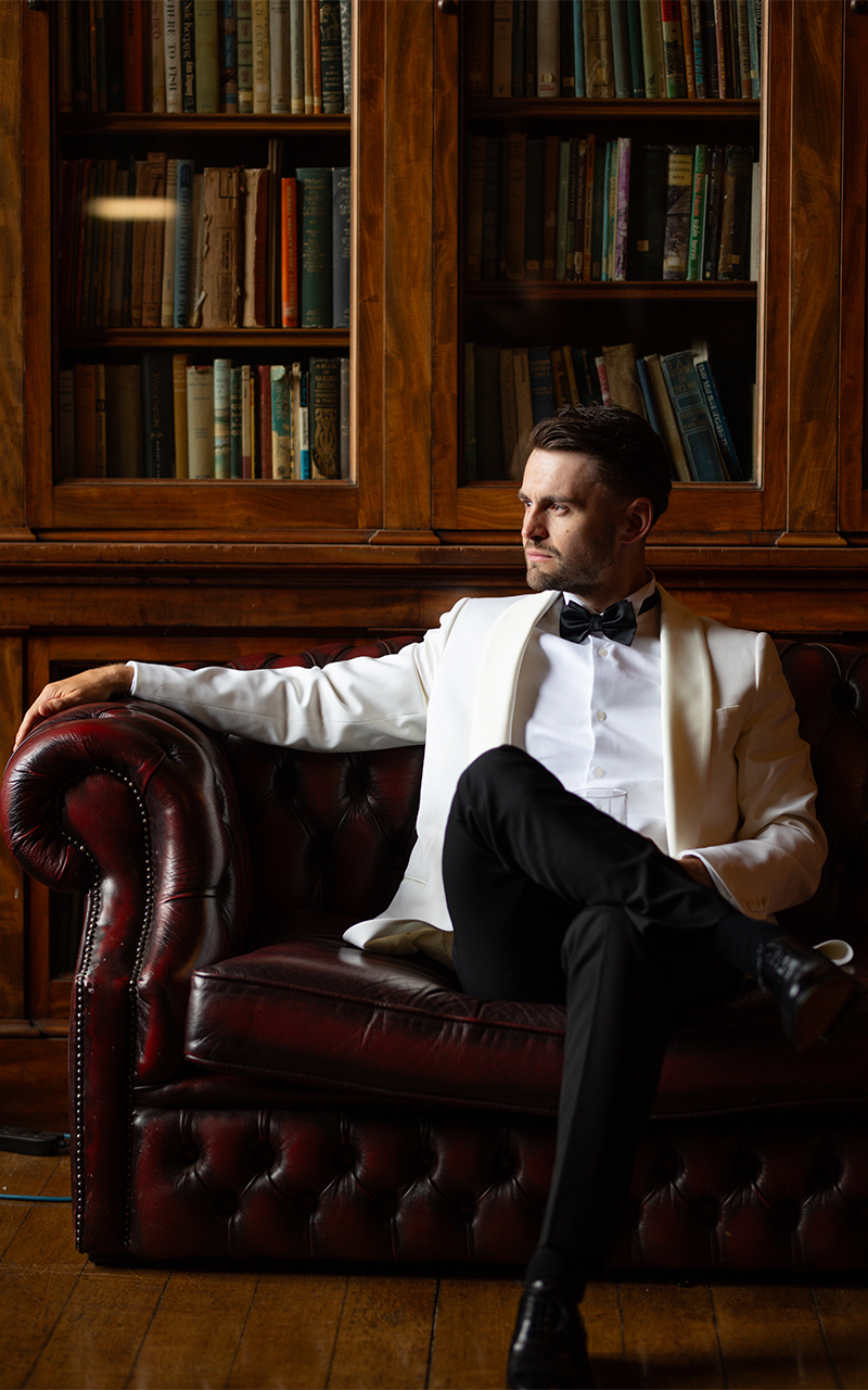 Grittleton House Wedding groom