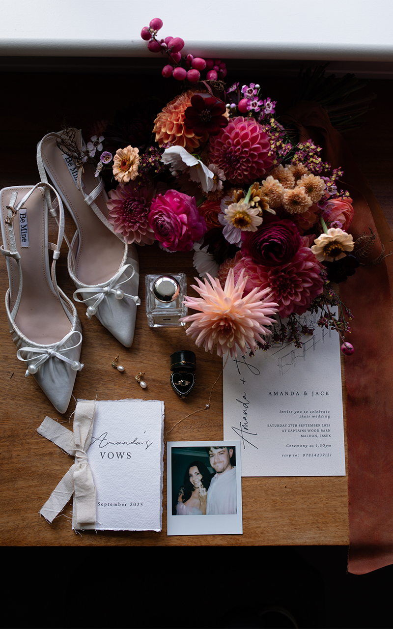 editorial wedding details photo