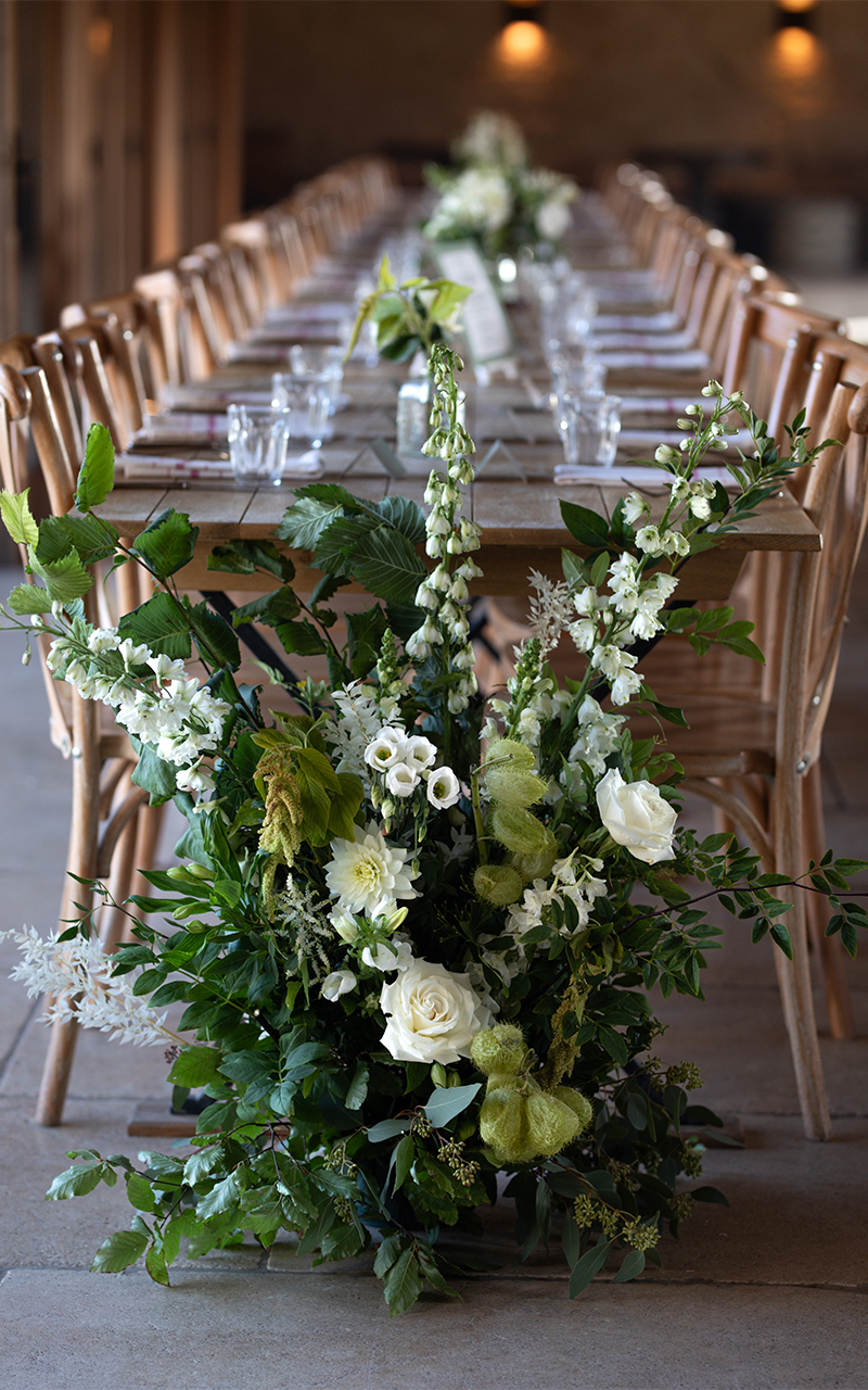 old gore wedding florals