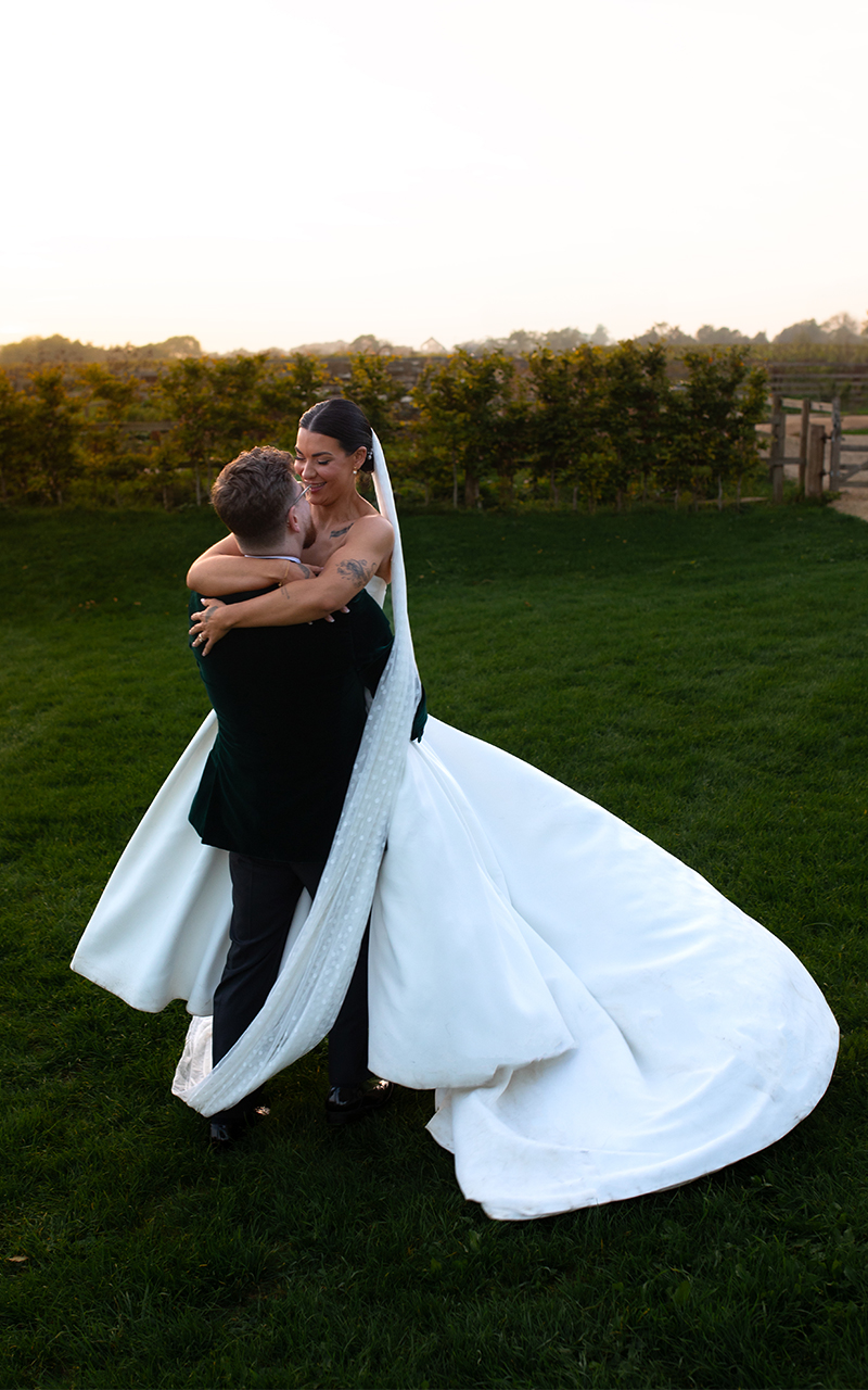 old gore wedding bride groom spin