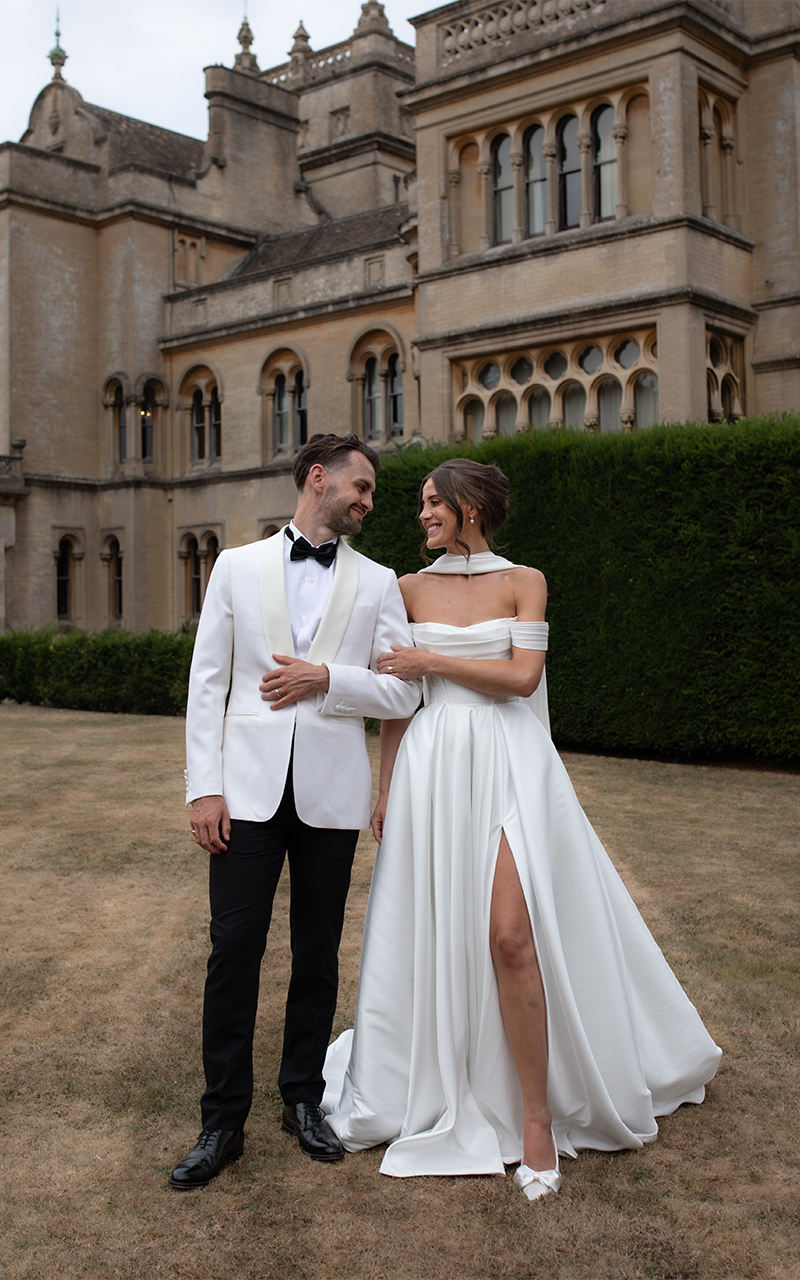 Grittleton House Wedding bride groom